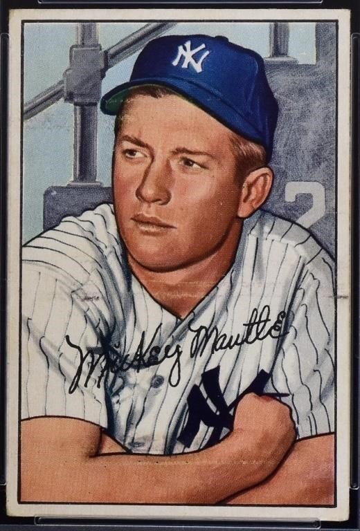 1952 Bowman Mickey Mantle (1 of 6)