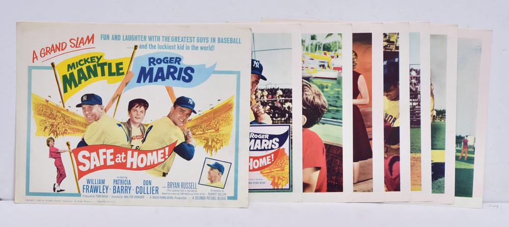 Group of Eight "Safe At Home" Movie Lobby Cards (1 of 1)