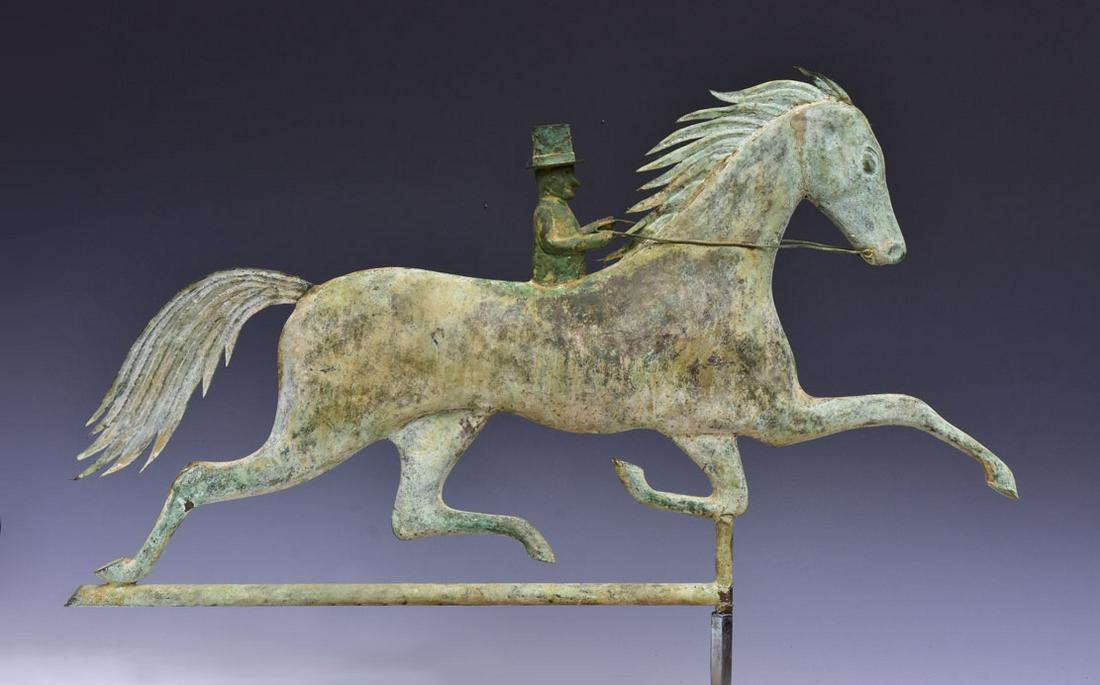 Victorian Horse and Rider Weathervane (1 of 4)