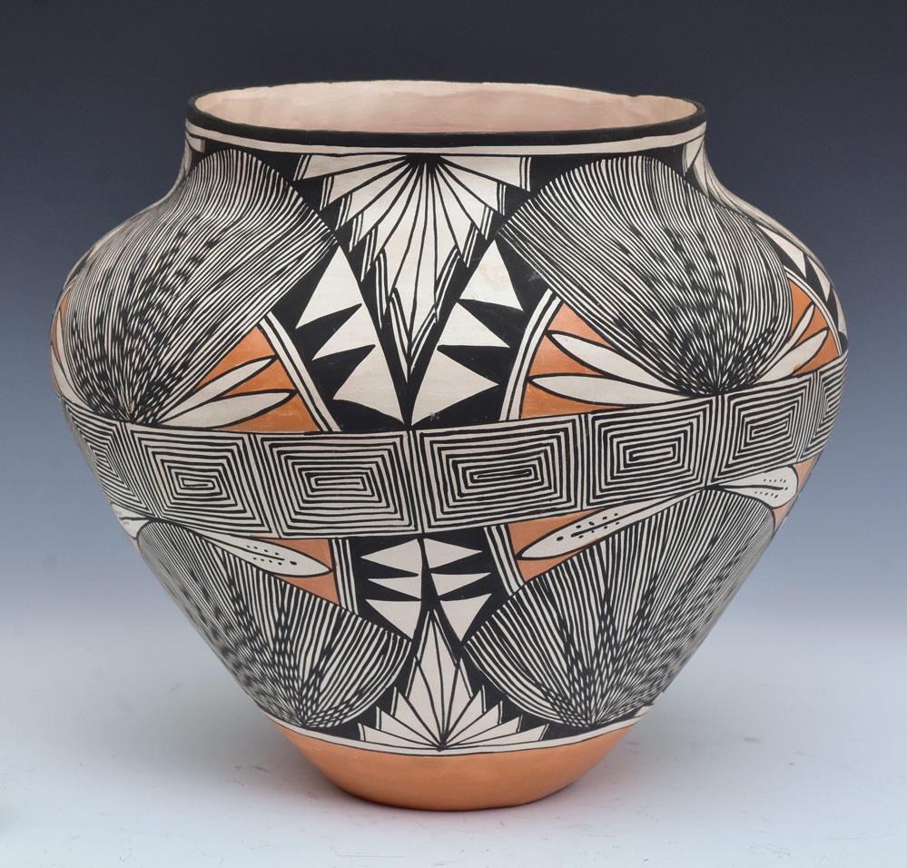 Contemporary Acoma Polychrome Pot (1 of 2)