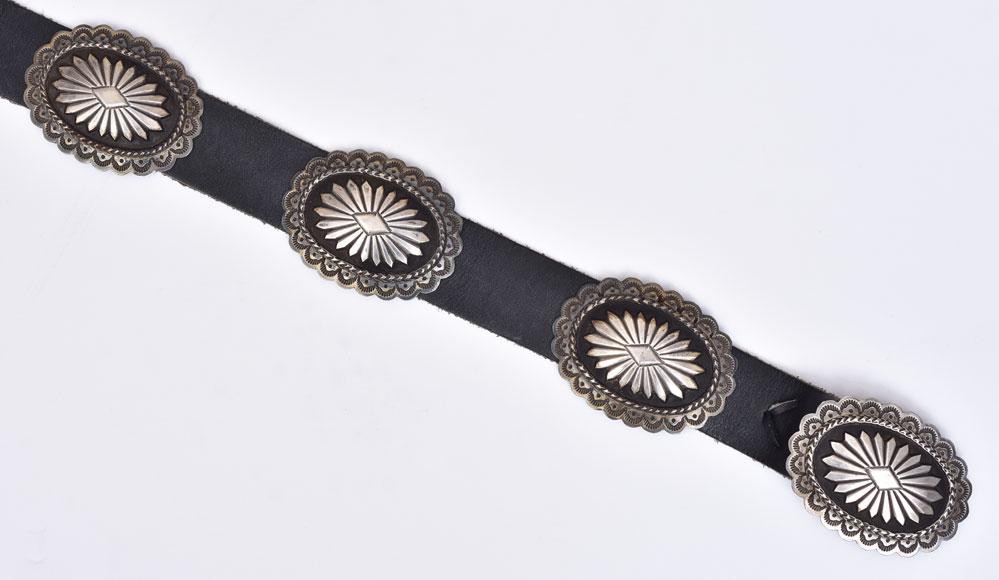 Navaho Silver Concho Belt (1 of 3)
