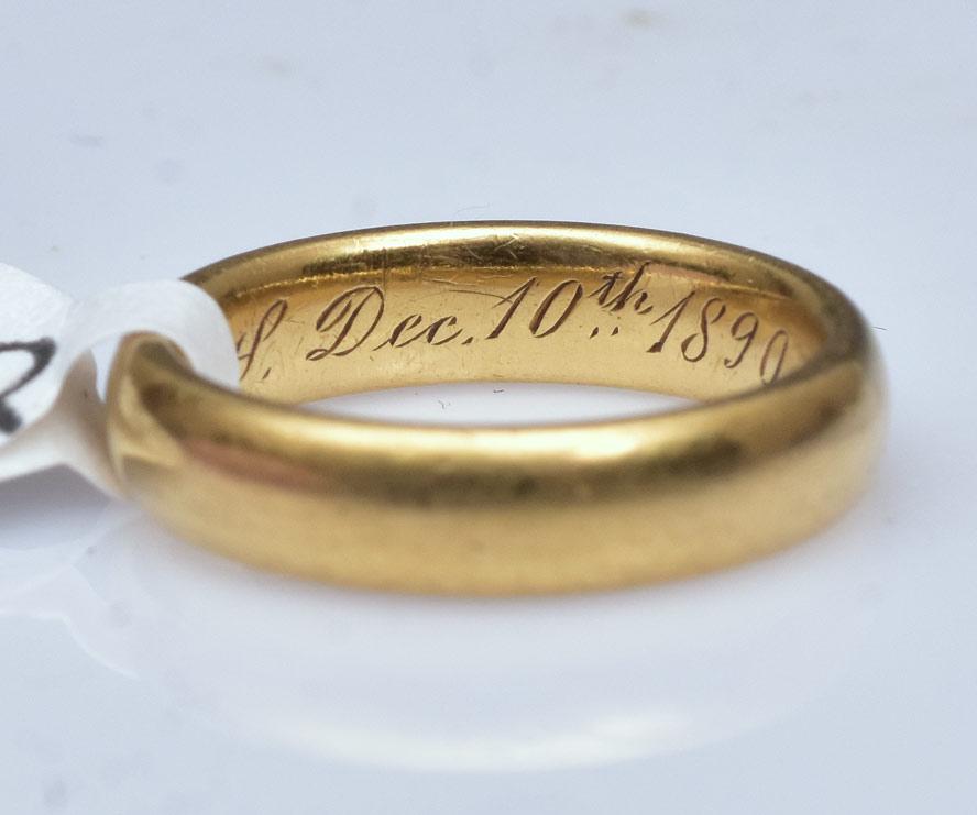 Tiffany & Co. 22k Gold Wedding Band (1 of 2)