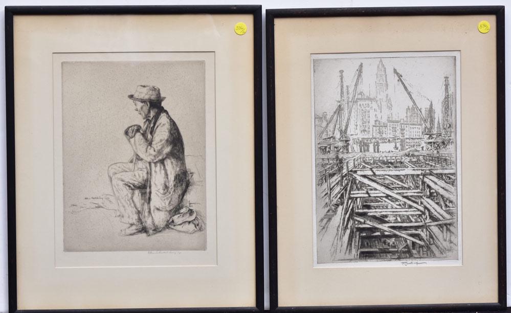 Group of Two Etchings (1 of 2)