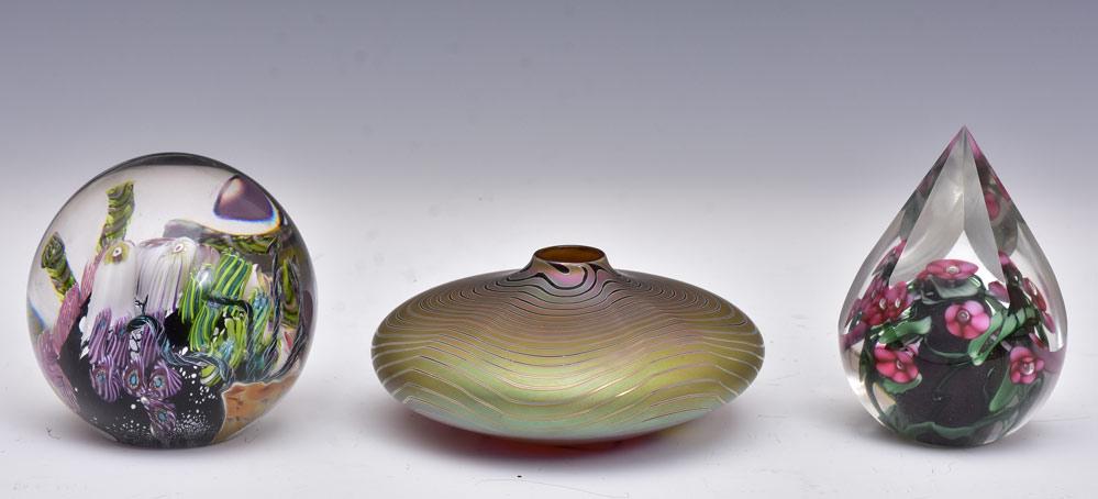 Three Pieces of Art Glass (1 of 2)