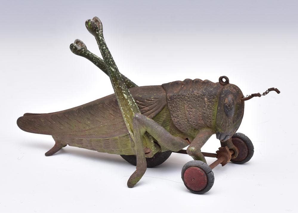 Hubley Cast Iron Grasshopper Pull Toy (1 of 1)