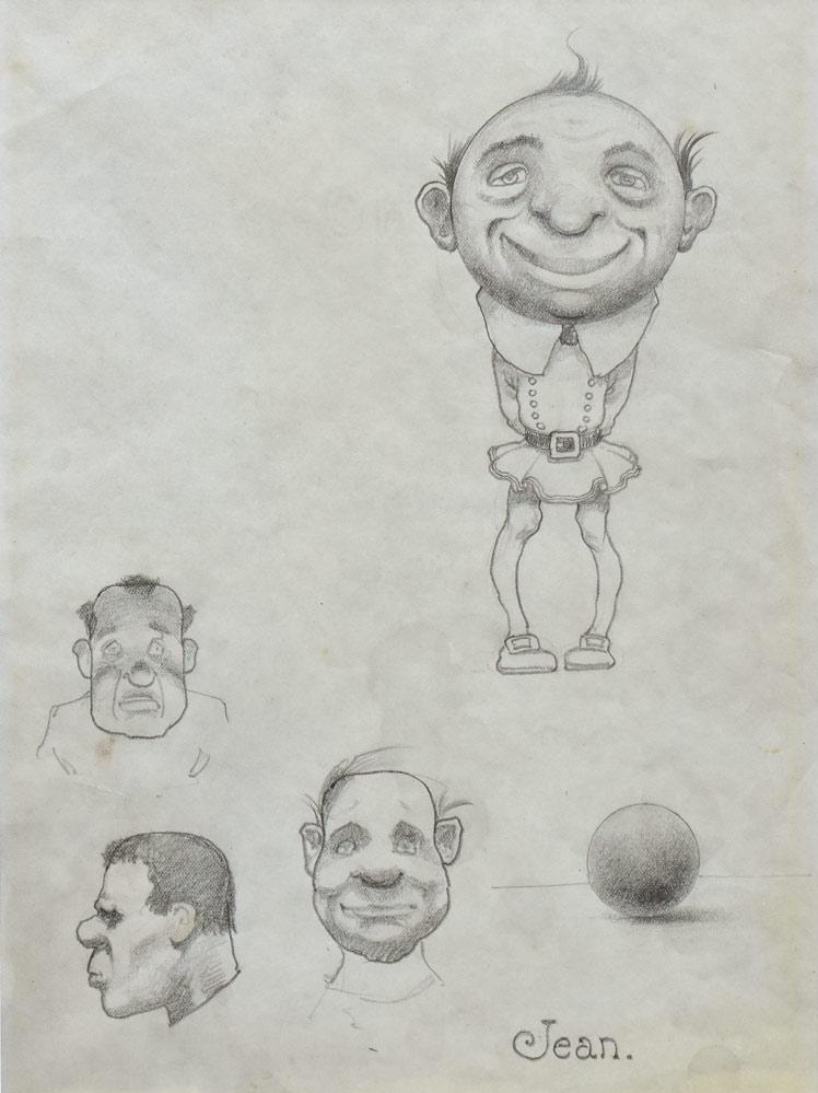 Maxfield Parrish Pencil Study (1 of 5)