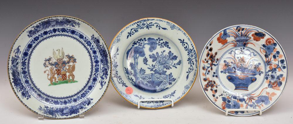 Three Delft Porcelain Plates (1 of 3)