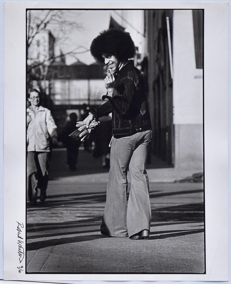 Robert Whitman Photograph: Prince 20" x 16" signed lower left from an edition of 10