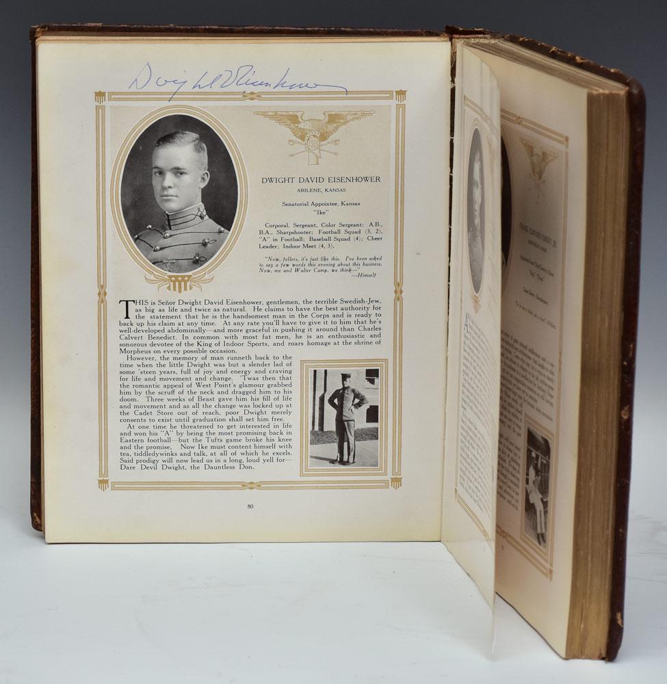 Dwight D. Eisenhower Signed Yearbook (1 of 4)