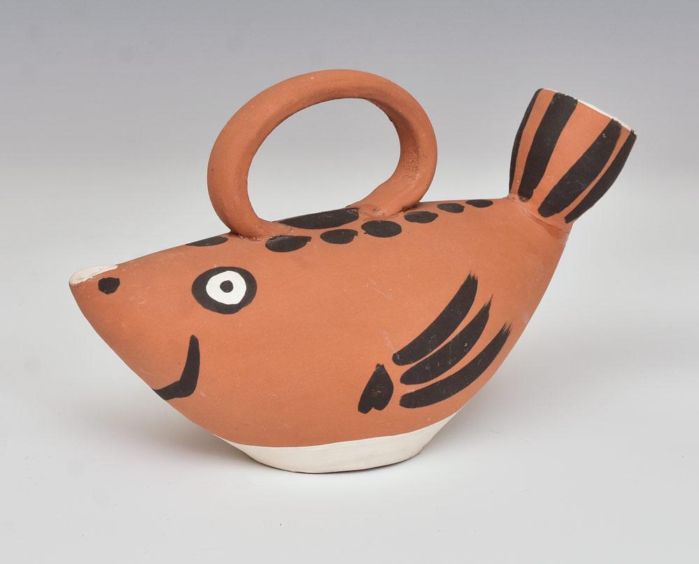 Picasso Madoura Ceramic Fish Pitcher (1 of 6)