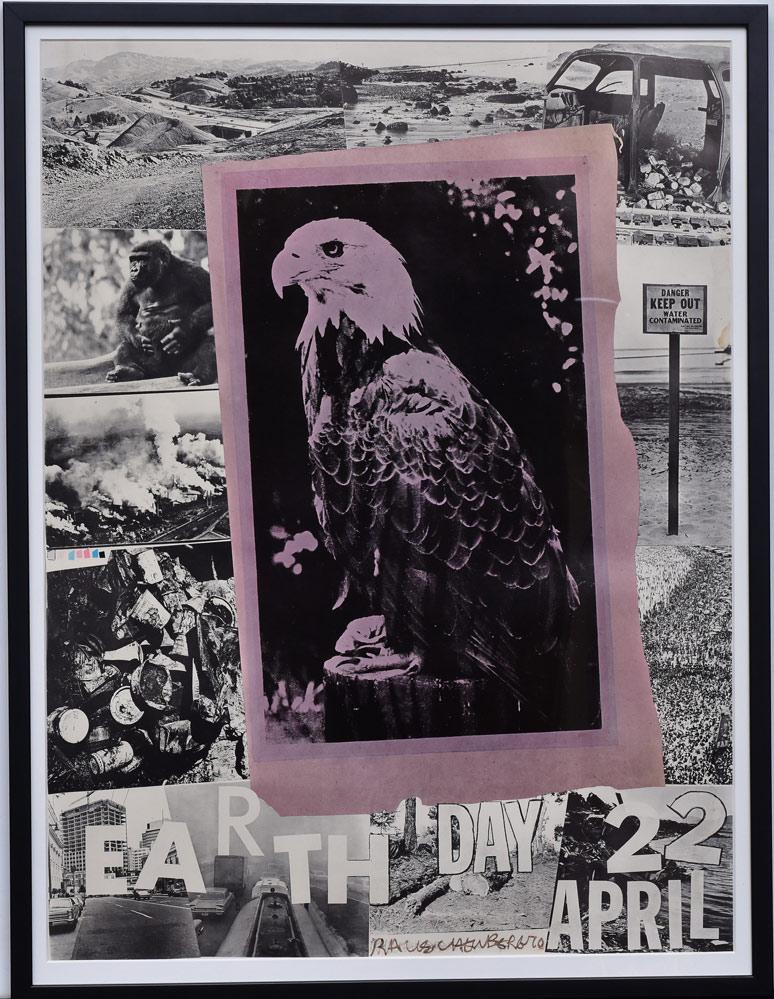 Signed Rauschenberg Earth Day Poster (1 of 2)