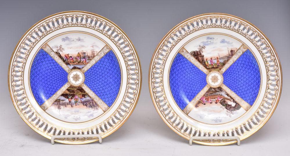 Two Meissen Cabinet Plates (1 of 2)