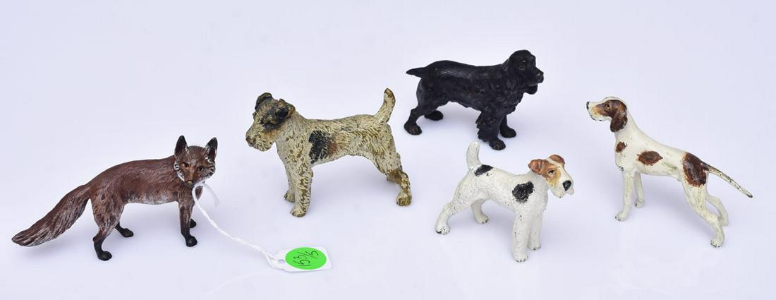 Group of Five Vienna Bronzes (1 of 1)