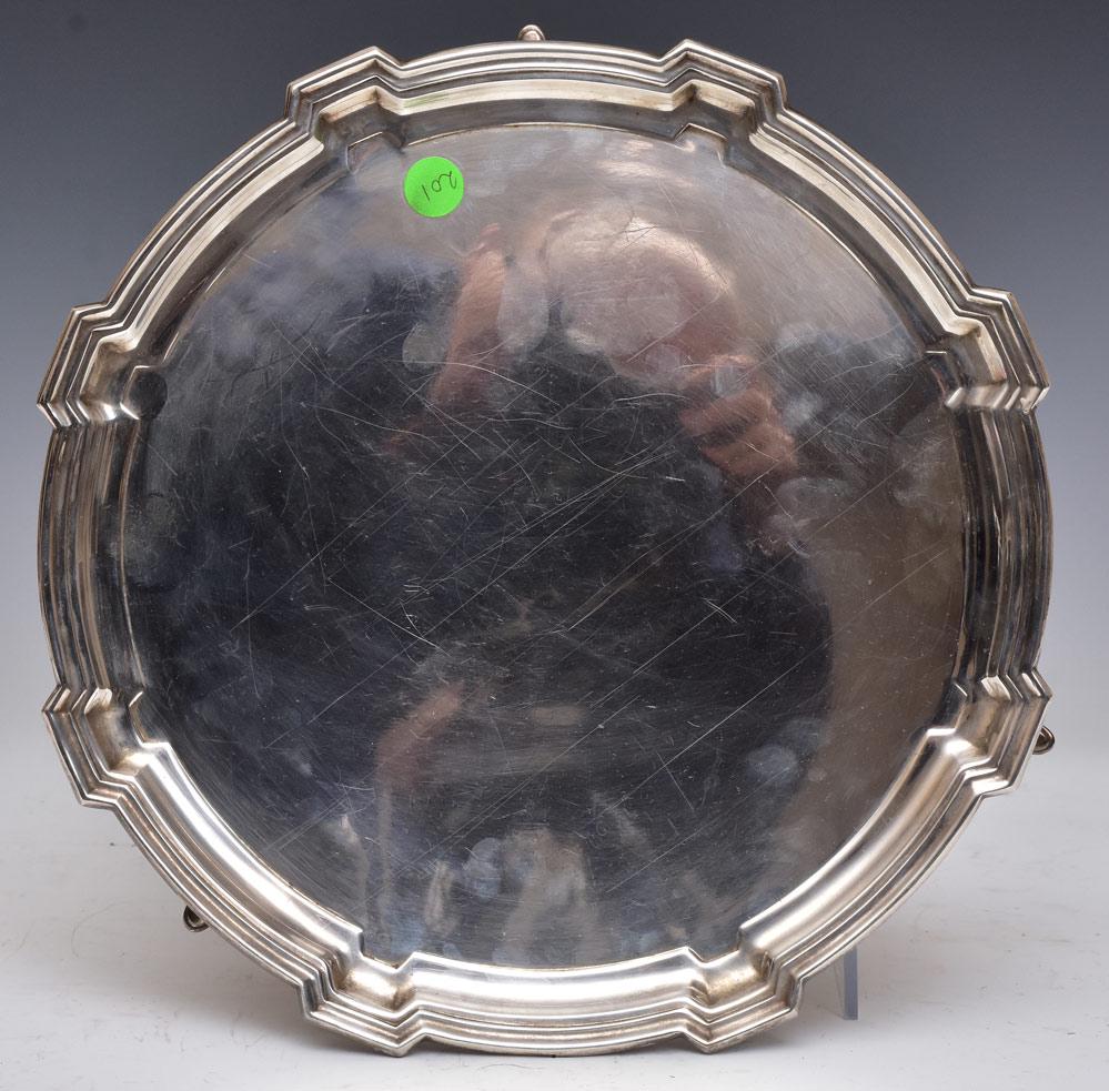English Sterling Silver Salver (1 of 3)