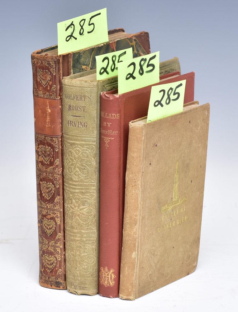Group of Four Antique Books (1 of 1)
