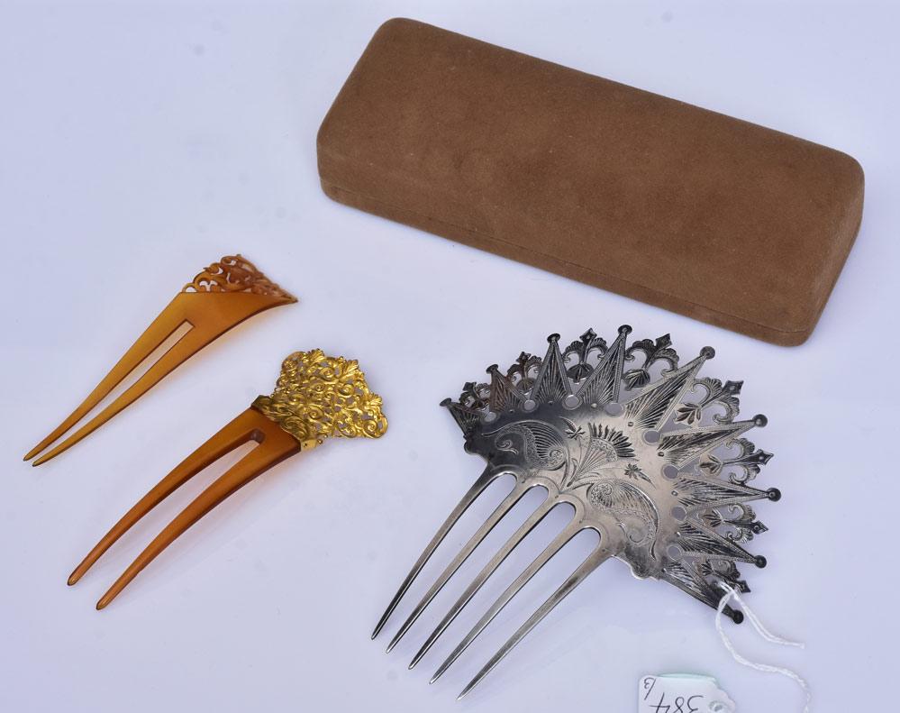 Three Victorian Hair Combs (1 of 1)