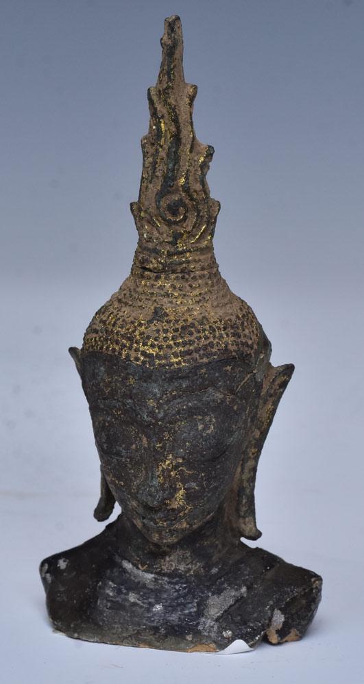 Early Siamese Bronze Head (1 of 3)