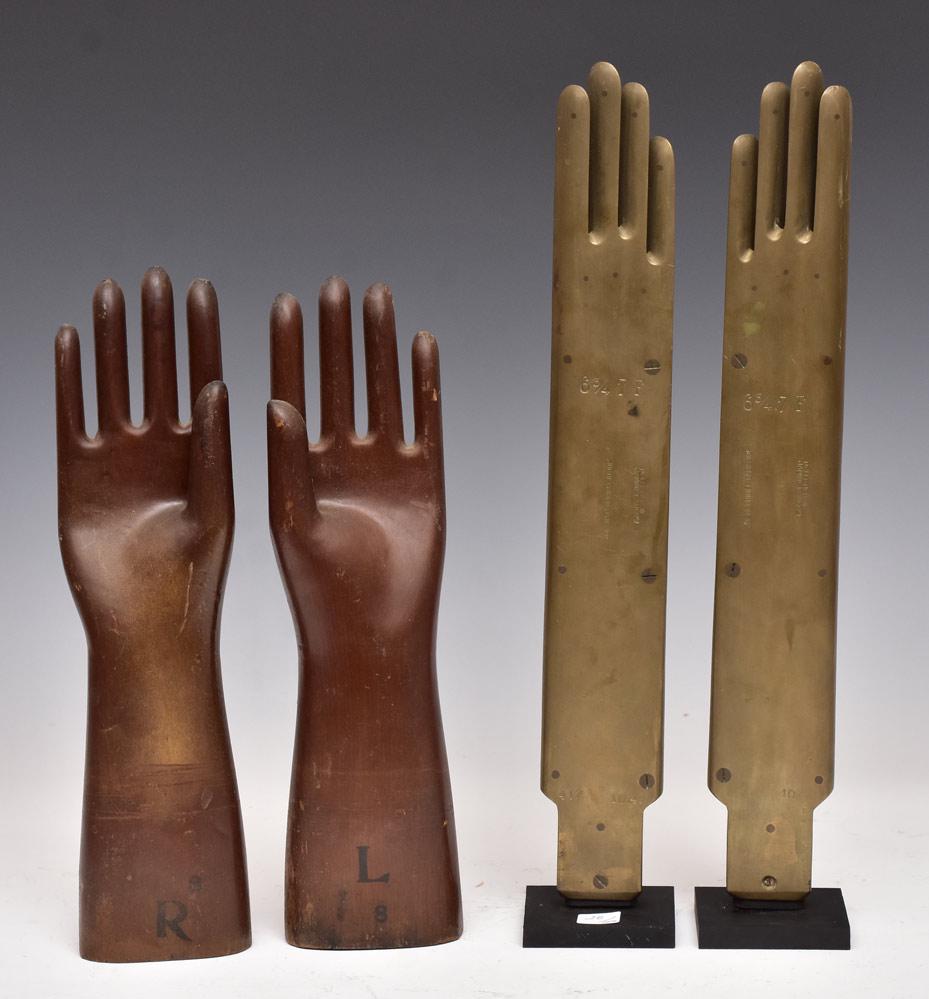 Two Pairs of Glove Molds (1 of 2)