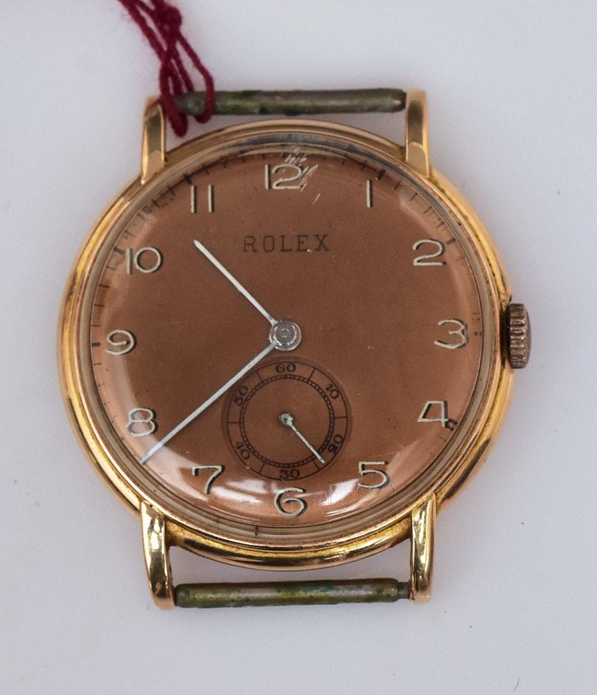 Rolex 18k Gold Gent's Wrist Watch (1 of 3)
