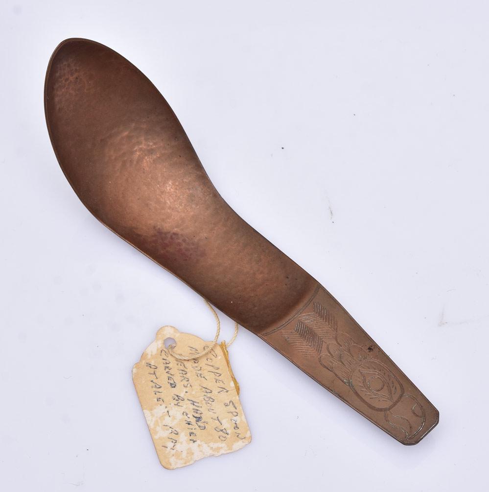 Northwest Coast Copper Spoon (1 of 2)