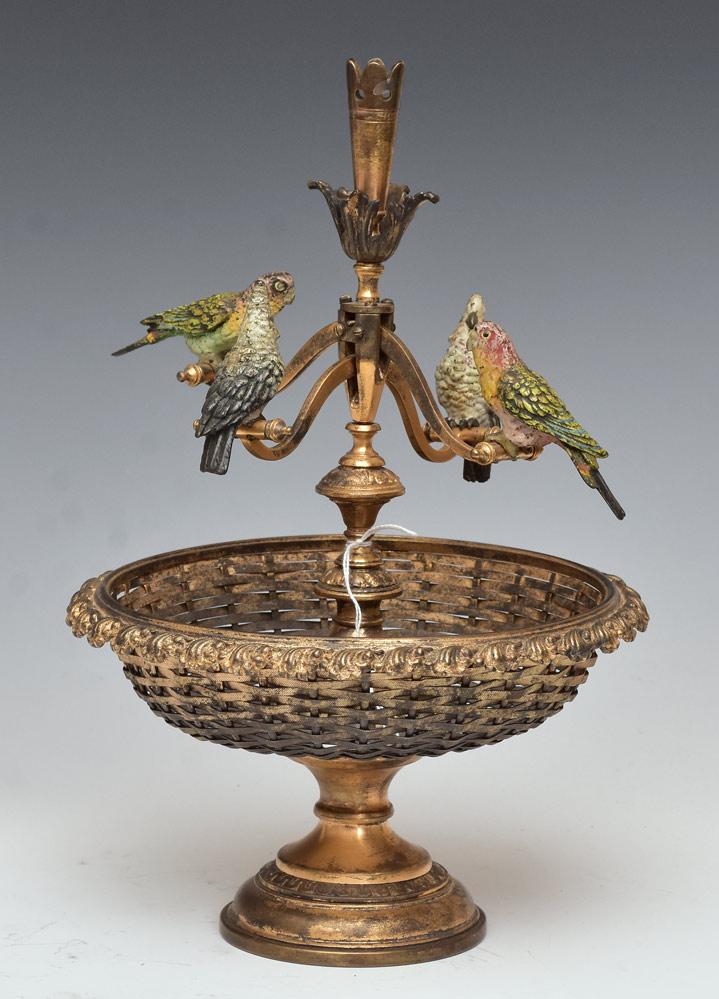 Viennese Cold Painted Bronze Epergne (1 of 1)