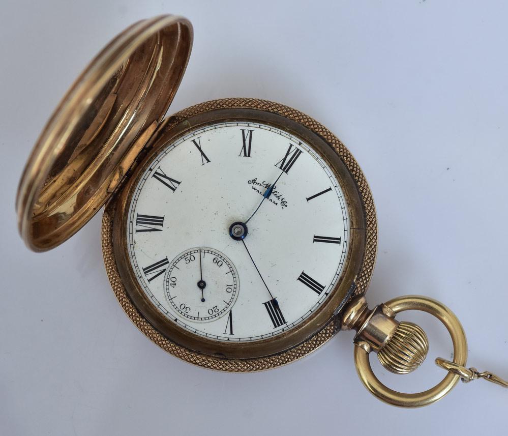 14k Gold American Watch Co. Pocket Watch (1 of 4)