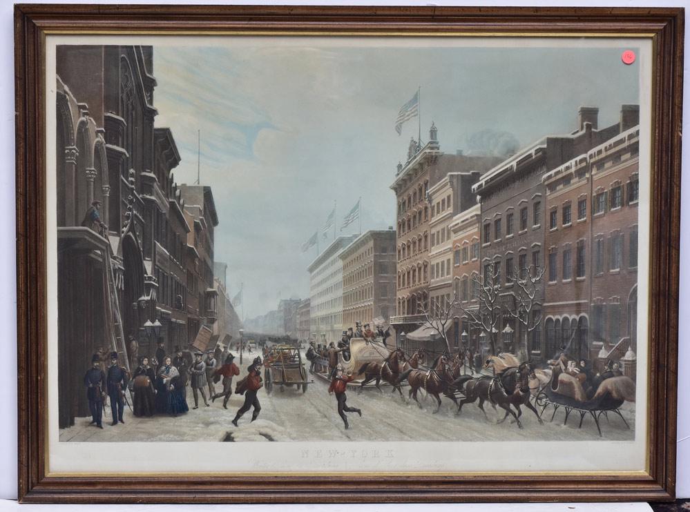 New York City Lithograph (1 of 3)