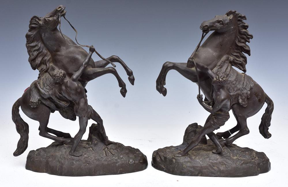 Two Bronze Marly Horses (1 of 2)