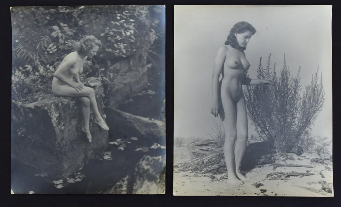 Four Vintage Female Nude Photographs