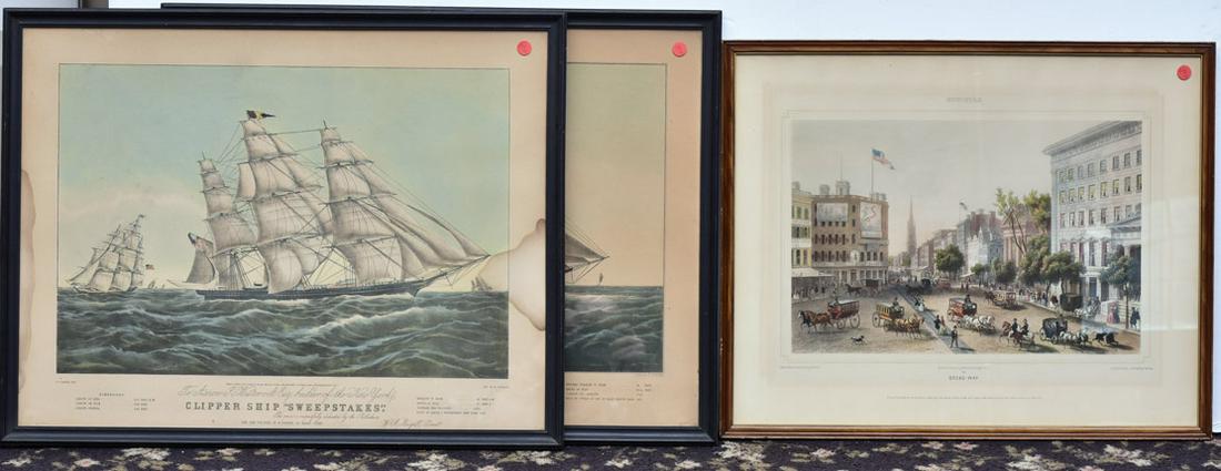 Three 19th Century Lithographs (1 of 2)