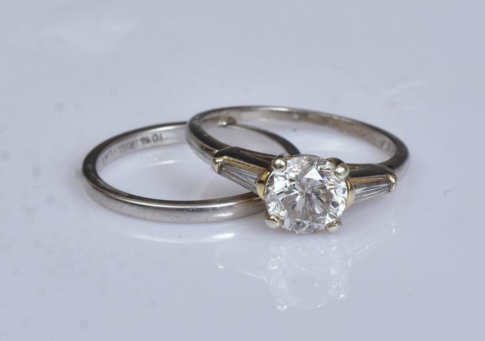 Platinum Diamond Solitaire Ring (1 of 1)