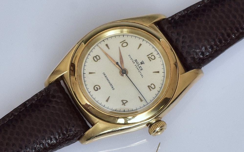 Rolex 14k Gold Bubble Back Wrist Watch (1 of 4)