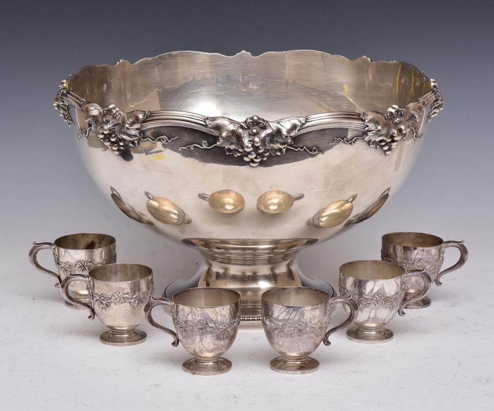 Whiting Sterling Silver Punch Bowl (1 of 7)