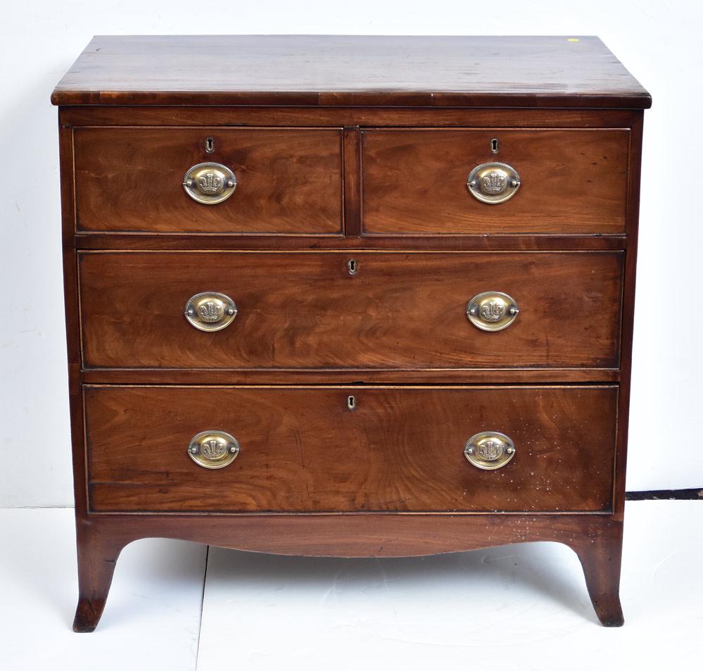 Regency Mahogany Chest of Drawers (1 of 4)