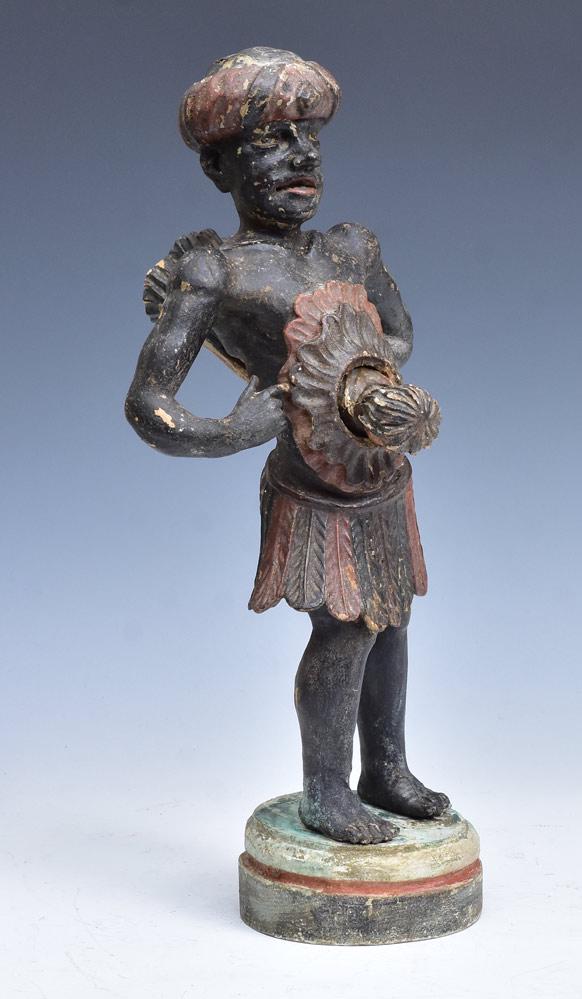 Italian Carved and Polychromed Venetian Blackamoor (1 of 4)