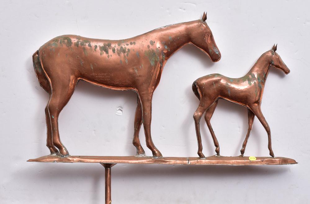 John Garret Thew Copper Weathervane (1 of 2)