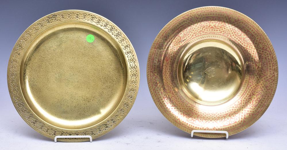 Two Tiffany Metalware Trays (1 of 2)