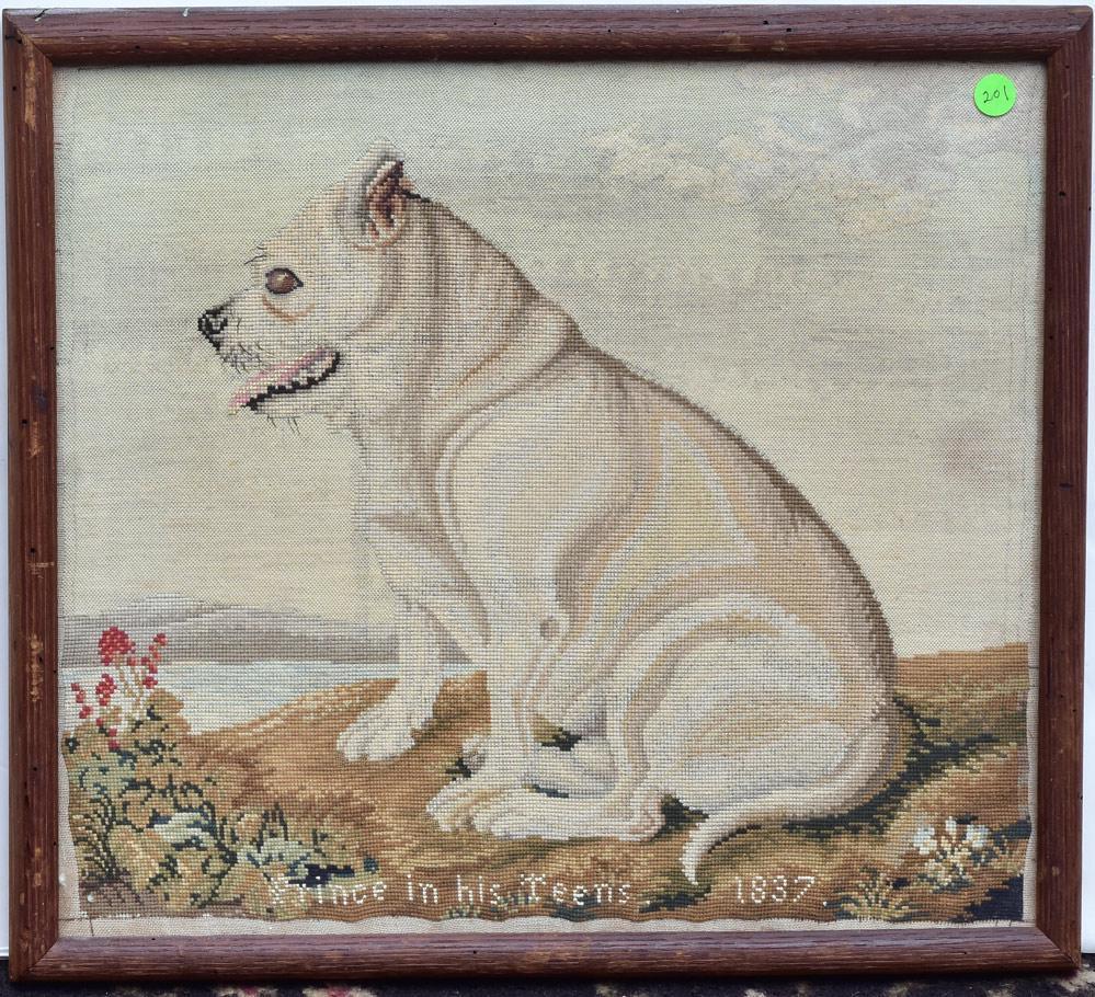 English Needlework of a Dog (1 of 6)