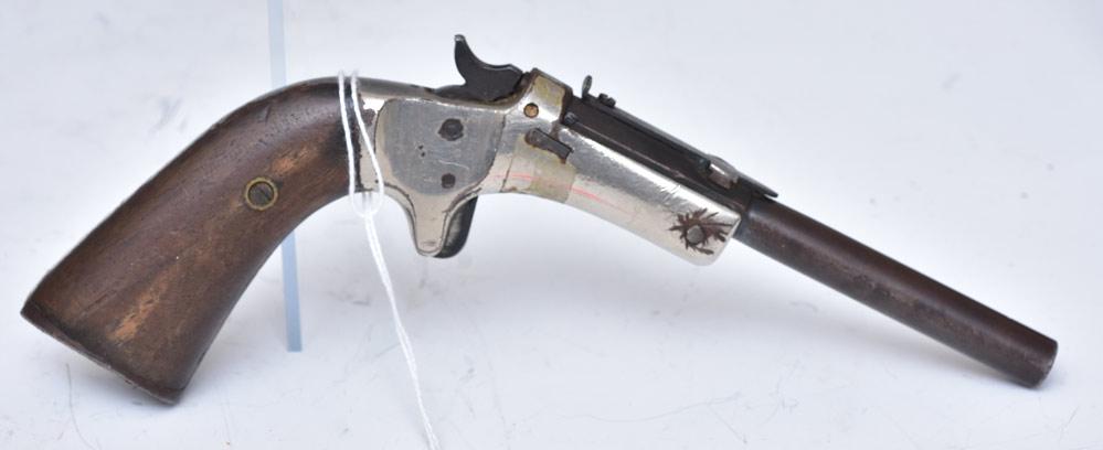 Stevens Spur Trigger Pistol: 4 1/4" barrel, late mid-19th century