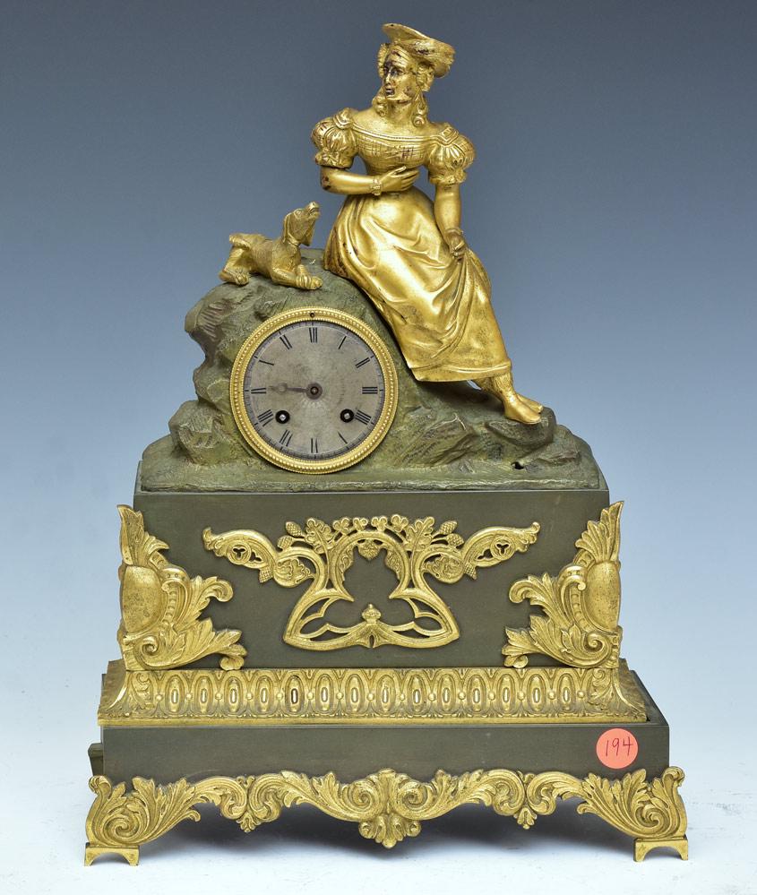 French Empire Figural Clock (1 of 2)