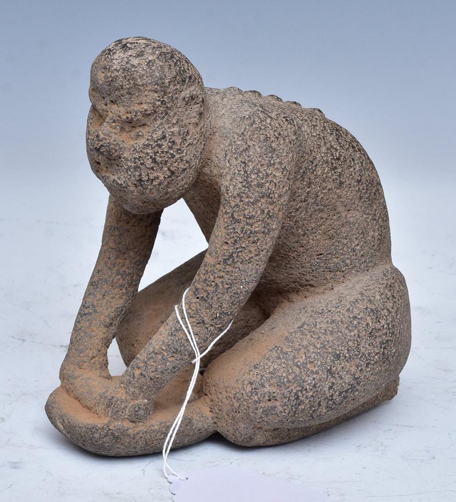 Pre-Columbian Carved Stone Figure (1 of 4)