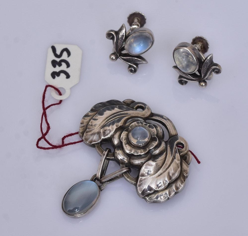 Georg Jensen Sterling Silver Brooch (1 of 2)