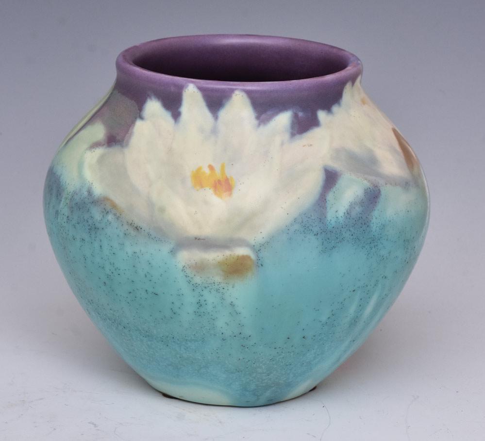 Rookwood Pottery Water Lily Vase (1 of 4)