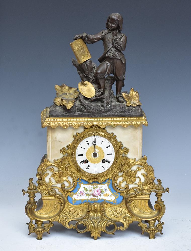 French Figural Clock (1 of 2)