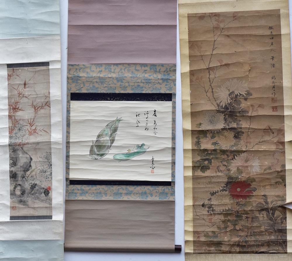 Three Asian Scrolls (1 of 8)