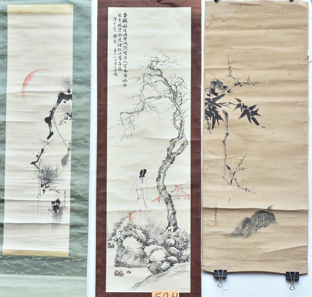 Three Asian Scrolls (1 of 3)