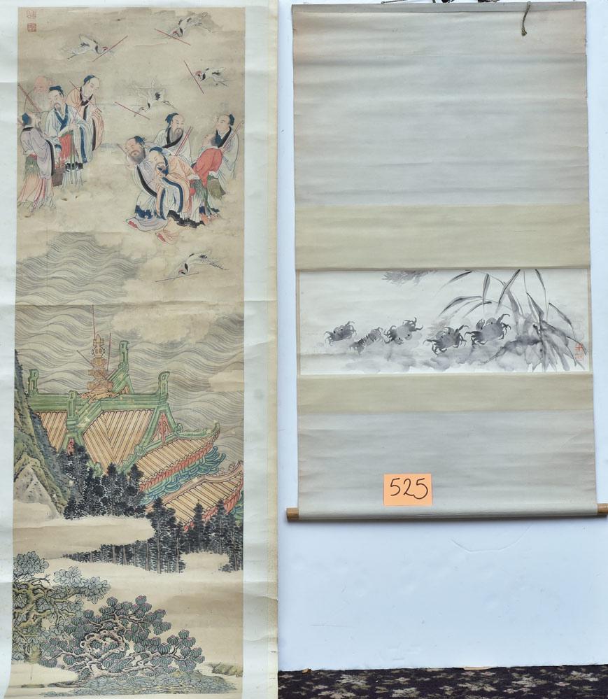 Two Asian Scrolls (1 of 4)
