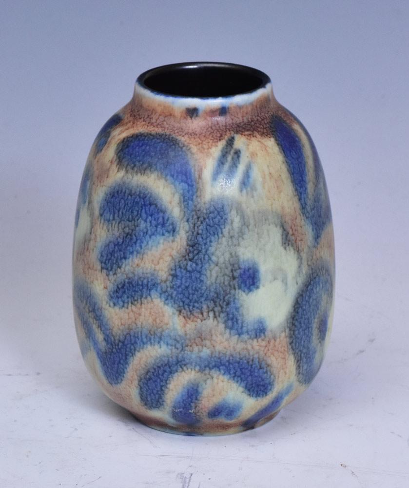 Jen Jensen Rookwood Pottery Vase: 5" high signed