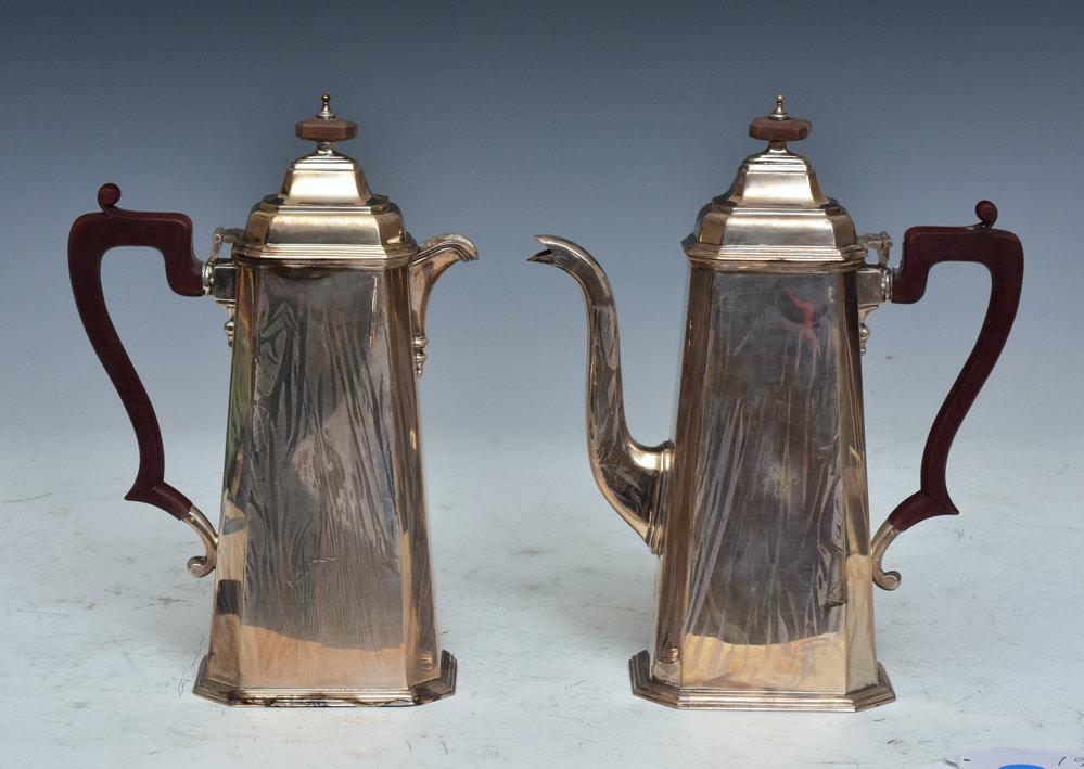 Tiffany Sterling Silver Matched Pair Serving Pots (1 of 2)