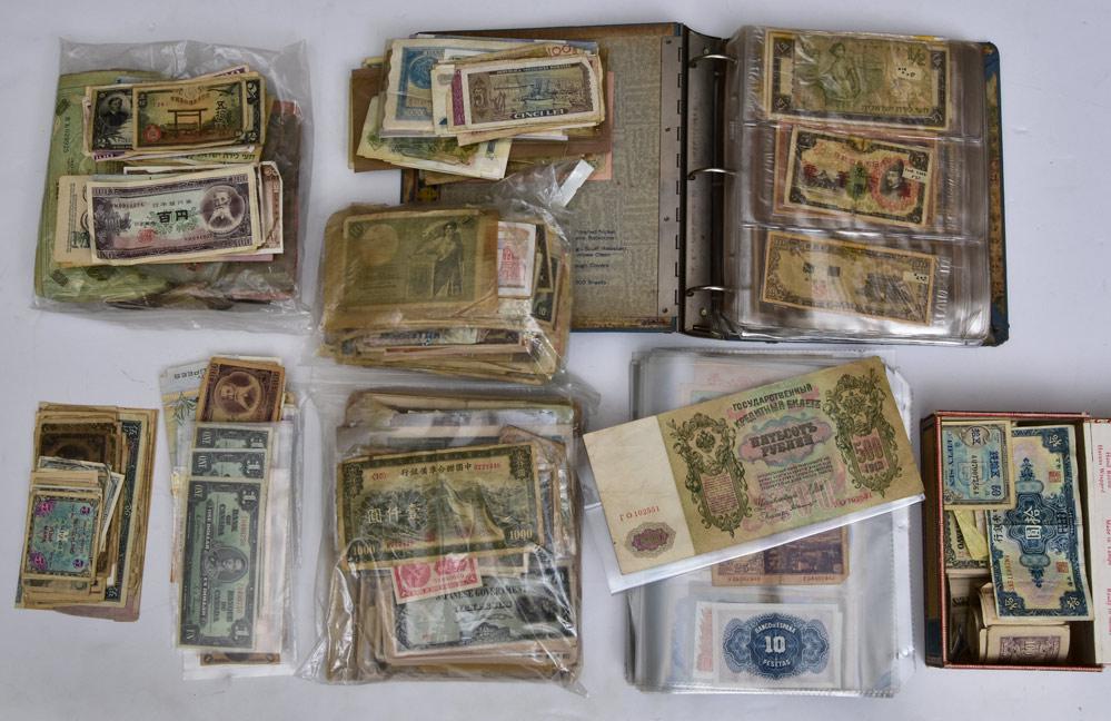 COLLECTION OF FOREIGN CURRENCY. - Feb 12, 2023 | Garth's Auction ...